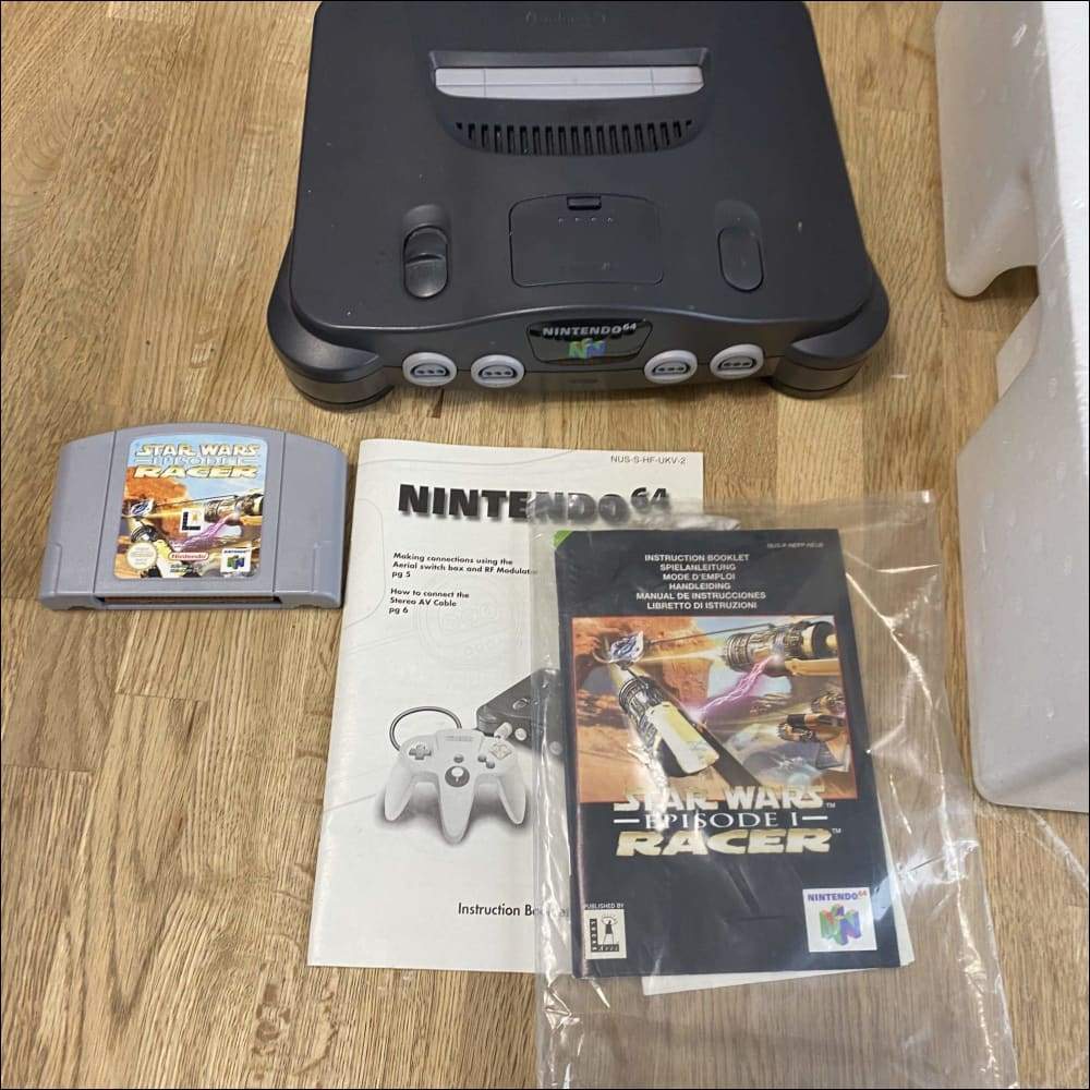 Buy N64 console boxed Star Wars racer limited edition -@ 8BitBeyond Buy N64 console boxed Star Wars racer limited edition -@ 8BitBeyond